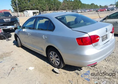 2013 Volkswagen Jetta S из США, поврежденный, VIN 3VW2K7AJXDM259131